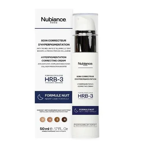 NUBIANCE CREME SOIN CORRECTEUR D'HYPERPIGMENTATION HRB-3 FORMULE NUIT 50ML