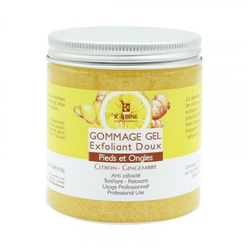 k-REINE GOMMAGE GEL PIED CITRON GINGEMBRE 250 ML