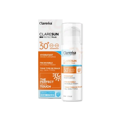 CLARENIA CLARESUN ECRAN HYDRATANT INVISIBLE SPF50+ 50ML