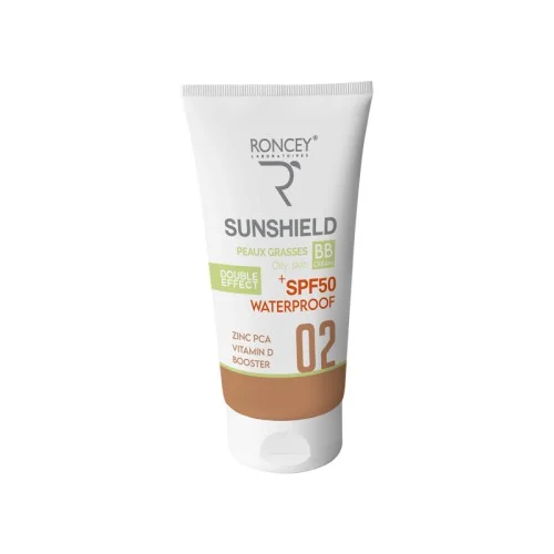 RONCEY ECRAN SUNSHIELD WATERPROOF SPF50+ TEINTE 02 50ML