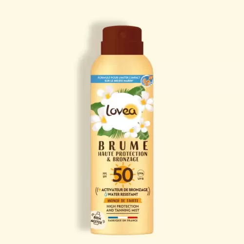 LOVEA BRUME HAUTE PROTECTION & BRONZAGE MONOI DE TAHITI SPF50 150ML