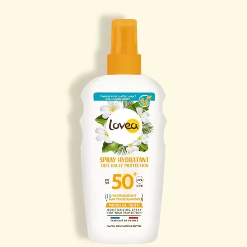 LOVEA SPRAY HYDRATANT MONOI DE TAHITI HAUTE PROTECTION SPF50+ 150ML