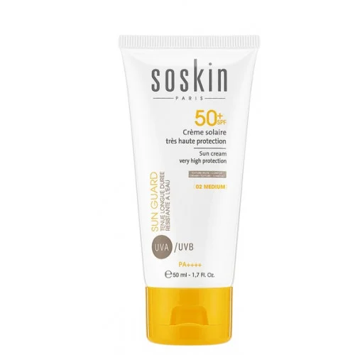 SOSKIN 03 CREME SOLAIRE TEINTEE MEDIUM DEEP SPF50+, 50 ml
