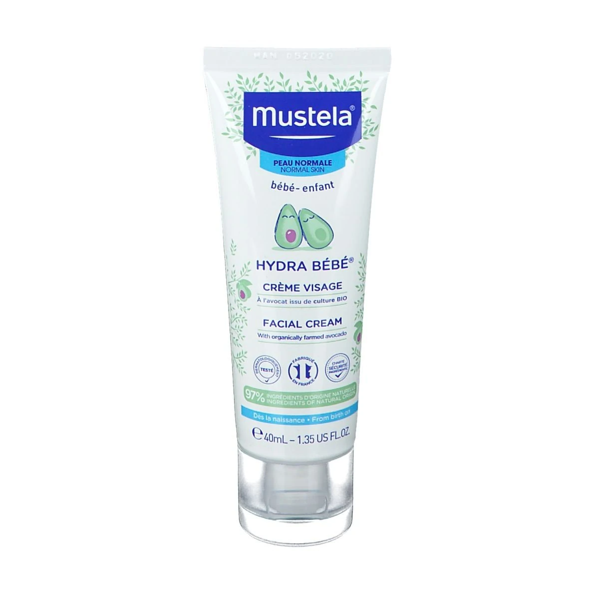 MUSTELA Hydra Bebe Creme Visage 40ml