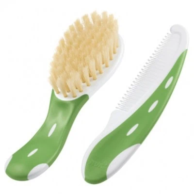 NUK Brosse Et Peigne Vert
