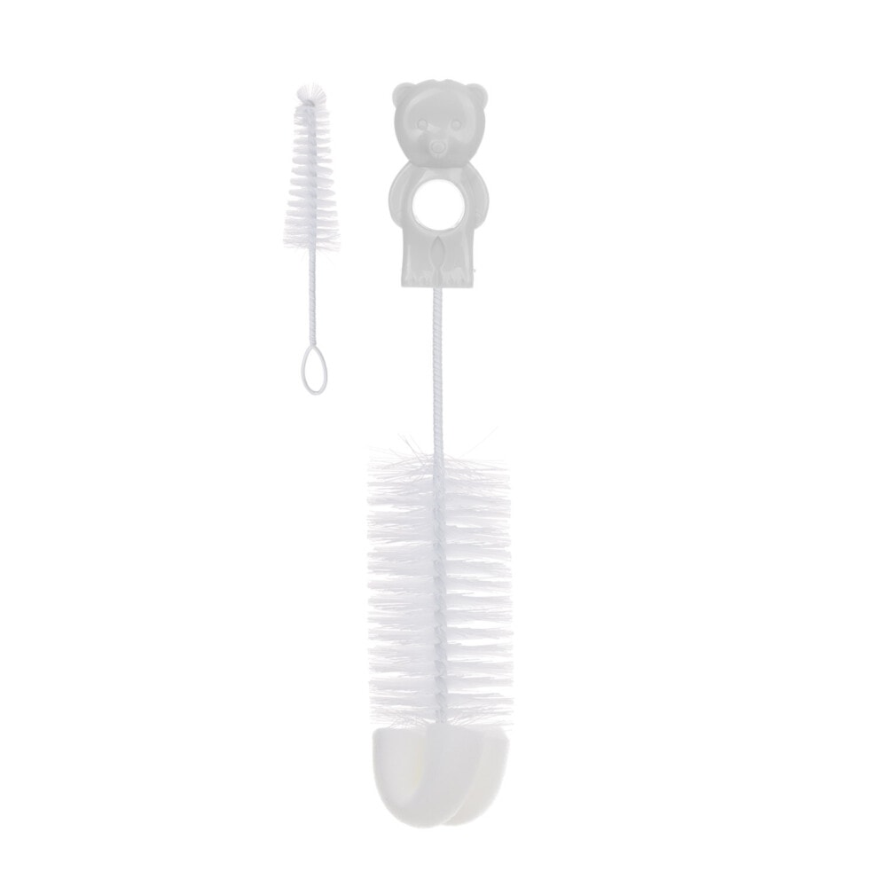 Canpol Brosse pour Biberons et Tétines avec Éponge Blanc 2/410