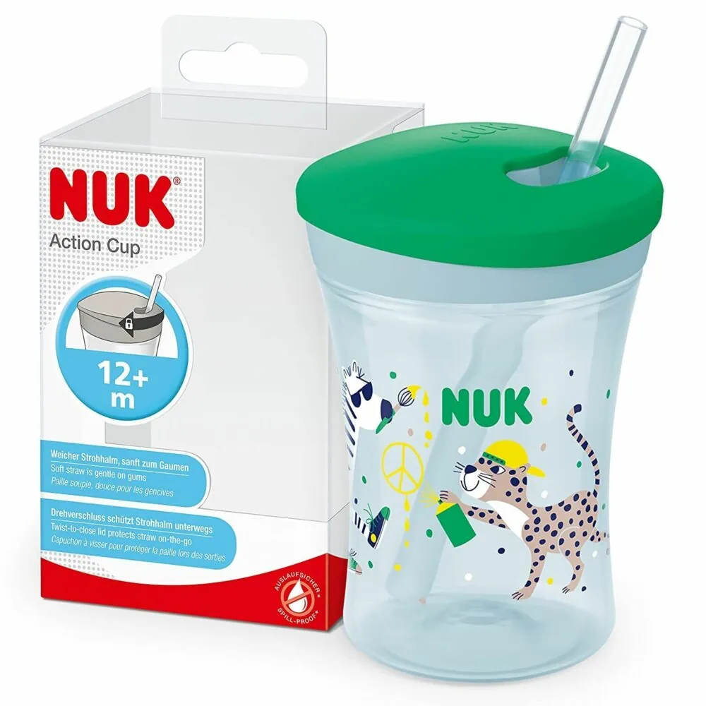 Nuk Action Cup Tasse Paille 12 mois et + 230 ml
