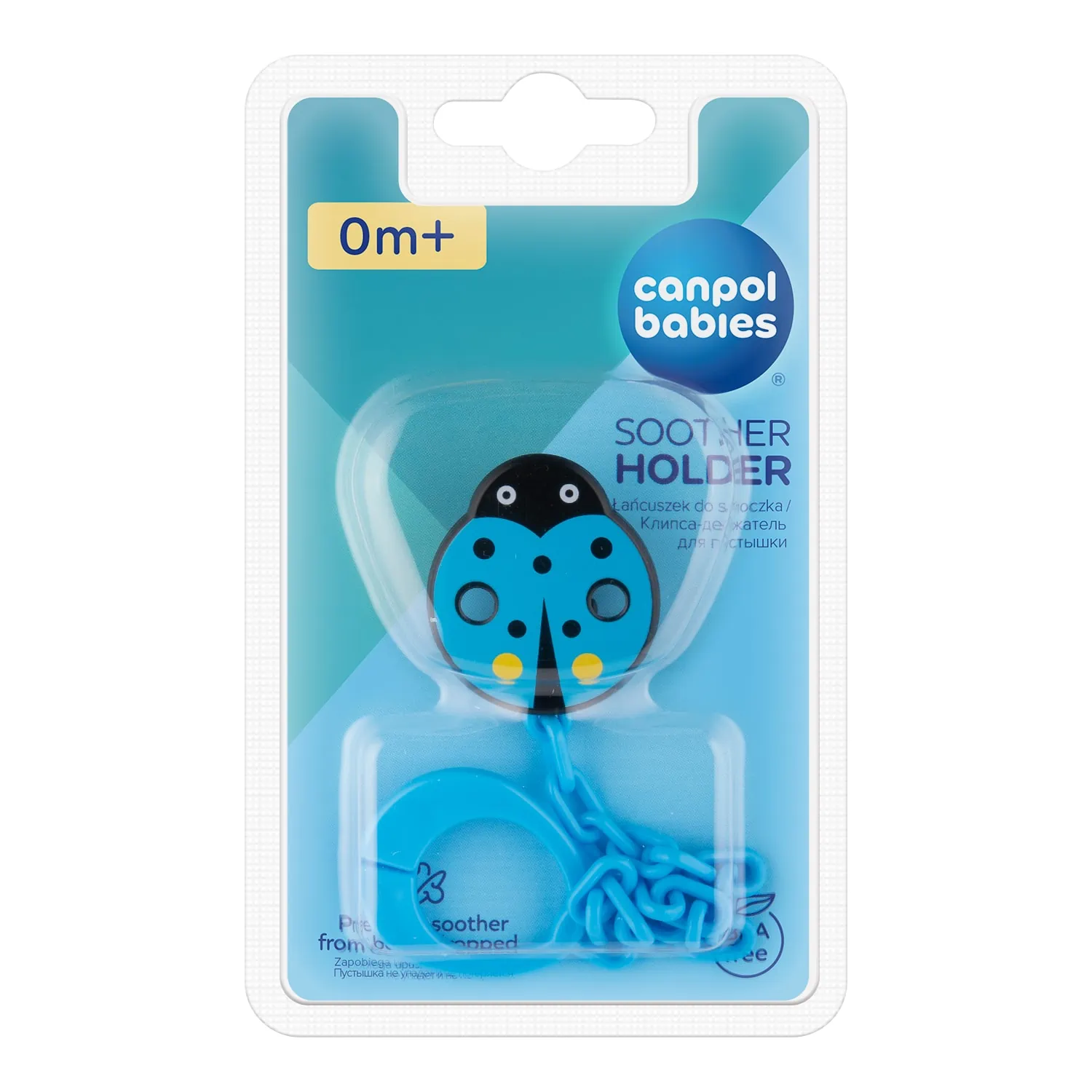 Canpol Attache Sucette Coccinelle Bleu – 10/873