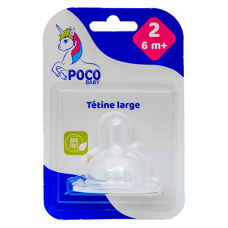 POCO BABY Tetine Large 2eme Age