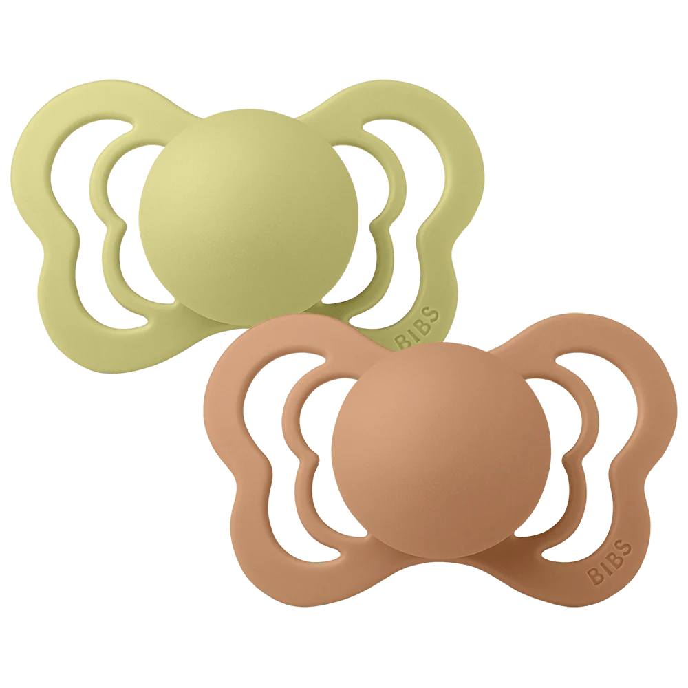 BIBS Couture 2 Sucettes Taille 1 Meadow – Earth 0 à 6 mois