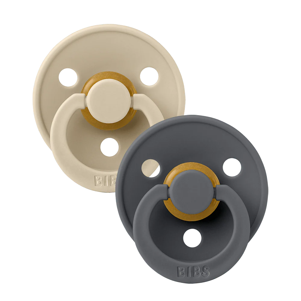 BIBS Colour 2 Sucettes Taille 2 Vanilla Iron 6 à 18 mois