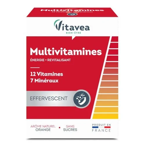 Vitavea Multivitamines 12 Vitamines + 7 Oligo-éléments 24 Comprimés
