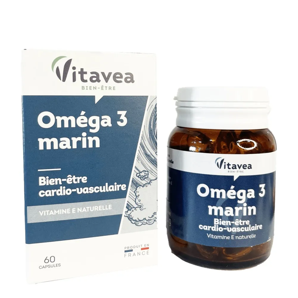 VITAVEA Omega 3 Marin 60 Capsules