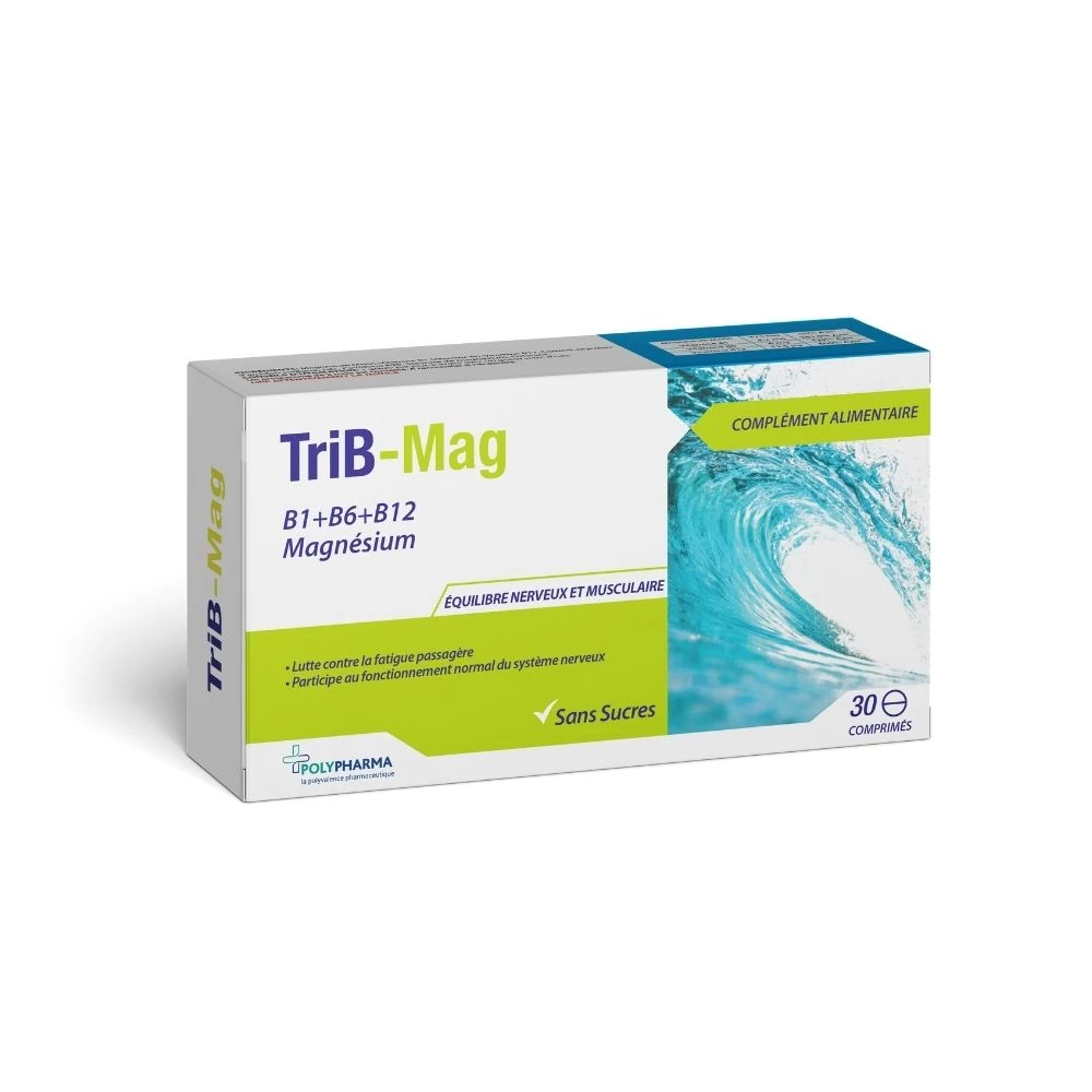 Polypharma Tri B Mag 30 Comprimes