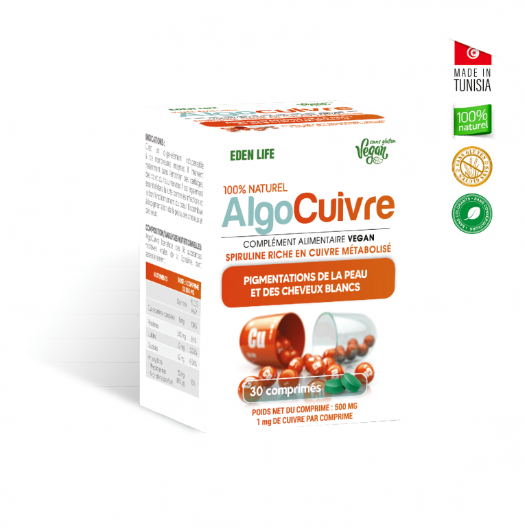 EDEN LIFE AlgoCuivre 30 Comprimes