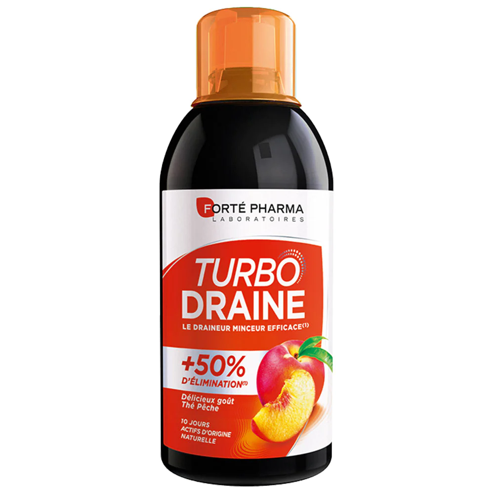 FORTE PHARMA Turbodraine Minceur Peche 500ml