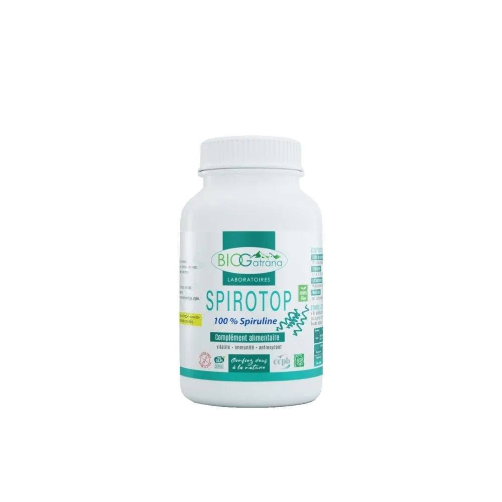 Bio Gatrana Spirotop Spiruline 180 Gélules