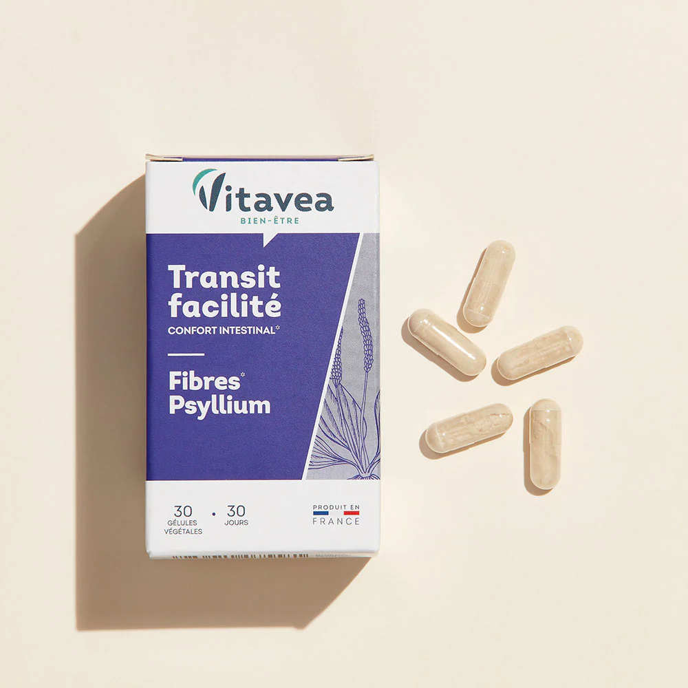 Vitavea Transit Facilité Fibres Psyllium 30 Gélules