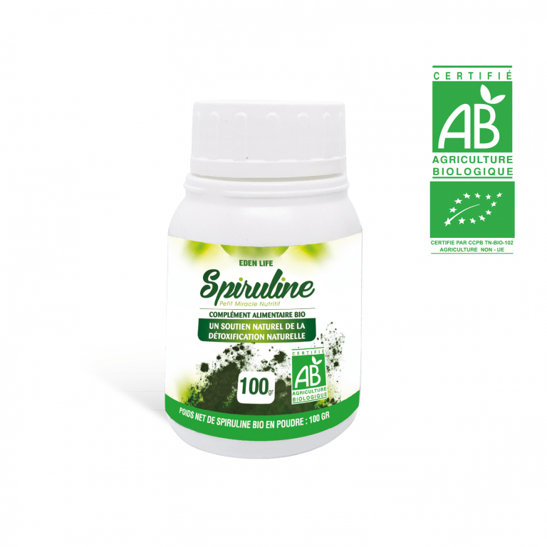 EDEN LIFE Spiruline Poudre 100g