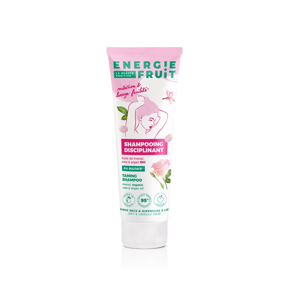 Energie Fruit Shampoing Disciplinant à l’Huile de Monoï, Rose et Argan 250ml