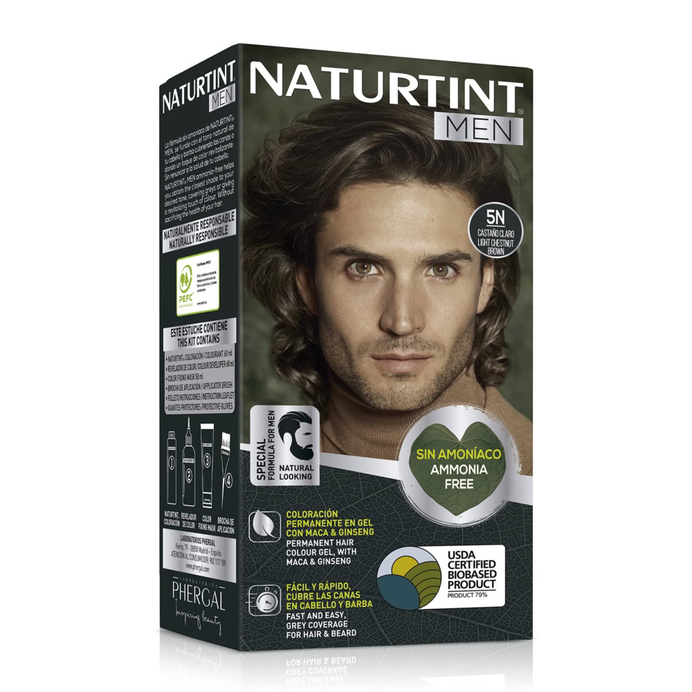 Naturtint Men Gel Colorant Permanent 5N Châtain Clair 150ml