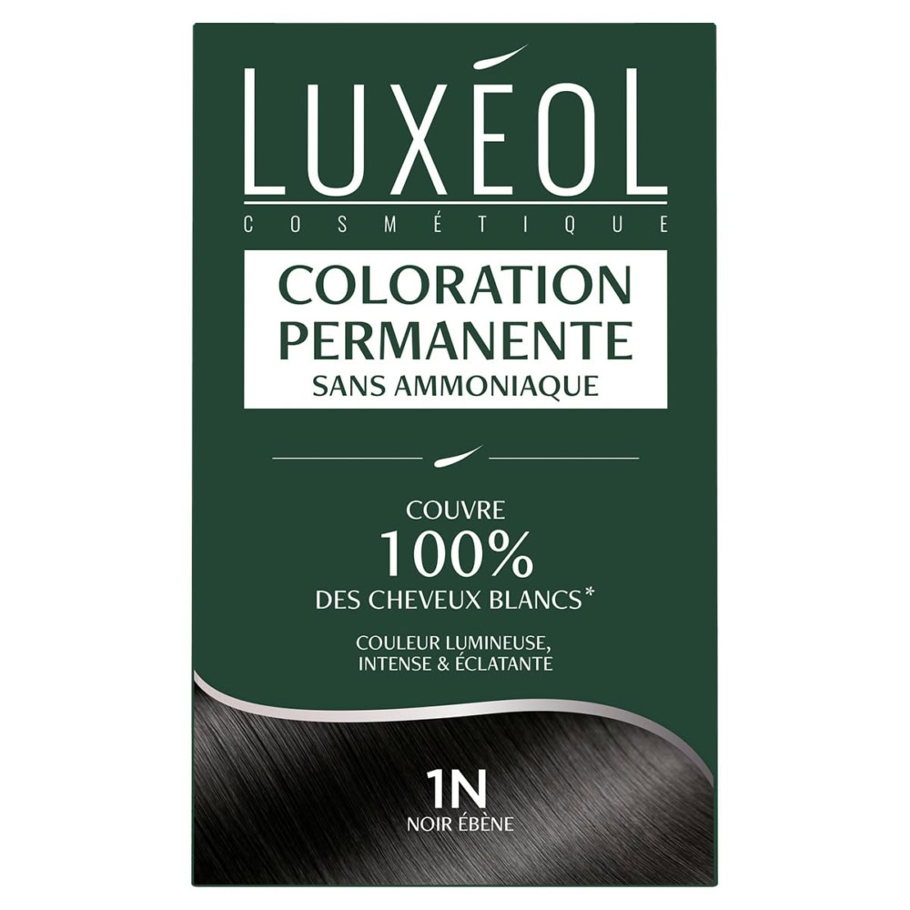 Luxeol Coloration Permanente 1N Noir Ebène