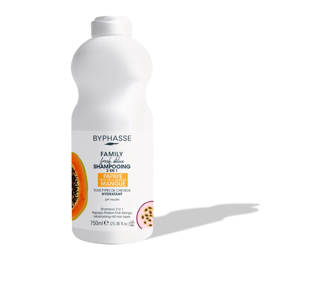 Byphasse Shampooing Mangue Tous Types De Cheveux Family Fresh Délice 750ml