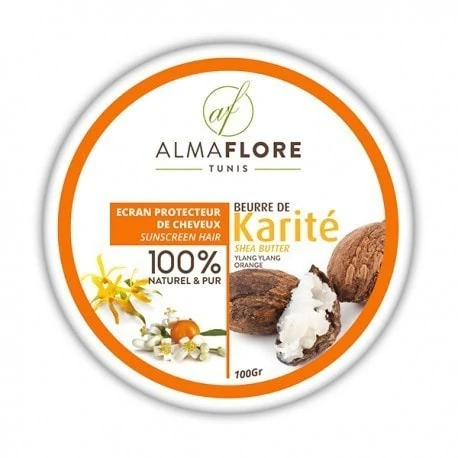 ALMAFLORE Beurre De Karité Ylang Ylang et Orange 100gr