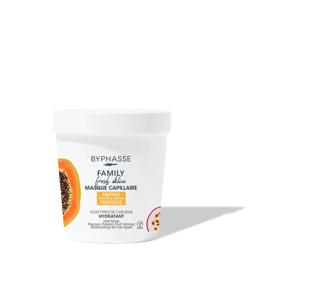 Byphasse Masque Capillaire Mangue Tous Types De Cheveux Family Fresh Délice 250ml