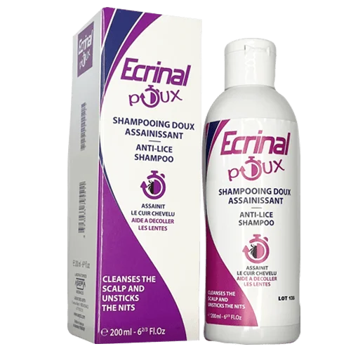 Ecrinal Shampoing Anti Poux Doux Assainissant 200ml