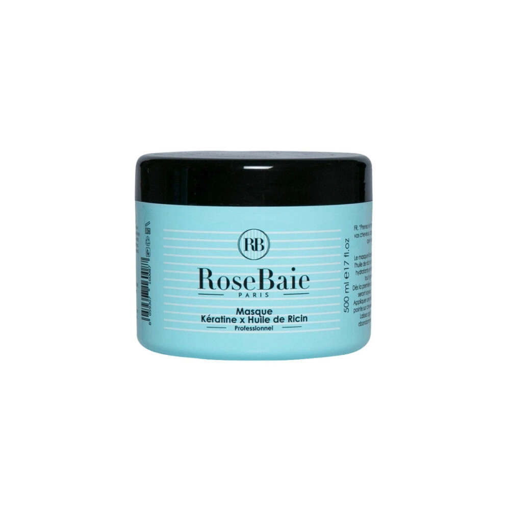 RoseBaie Masque à La Kératine et à L’huile de Ricin 500ml