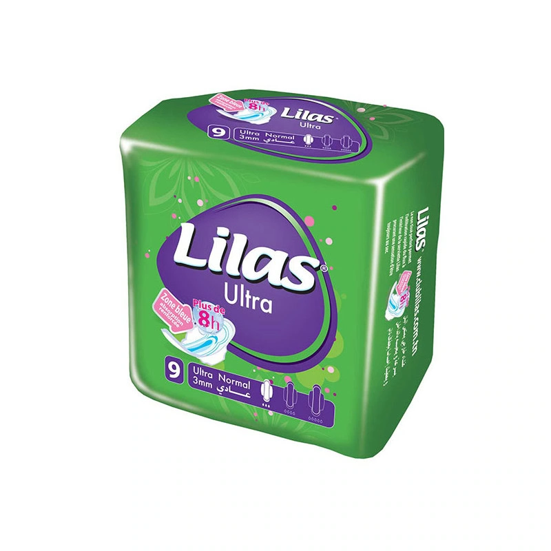 Lilas Ultra Normal 3mm Serviettes Invisibles 9pcs