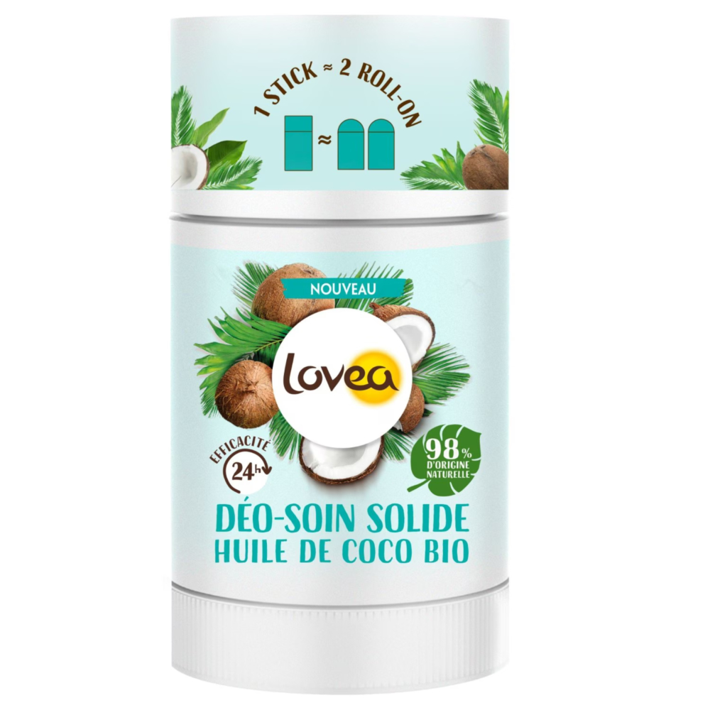 Lovea Déodorant Soin Solide Huile de Coco 50g
