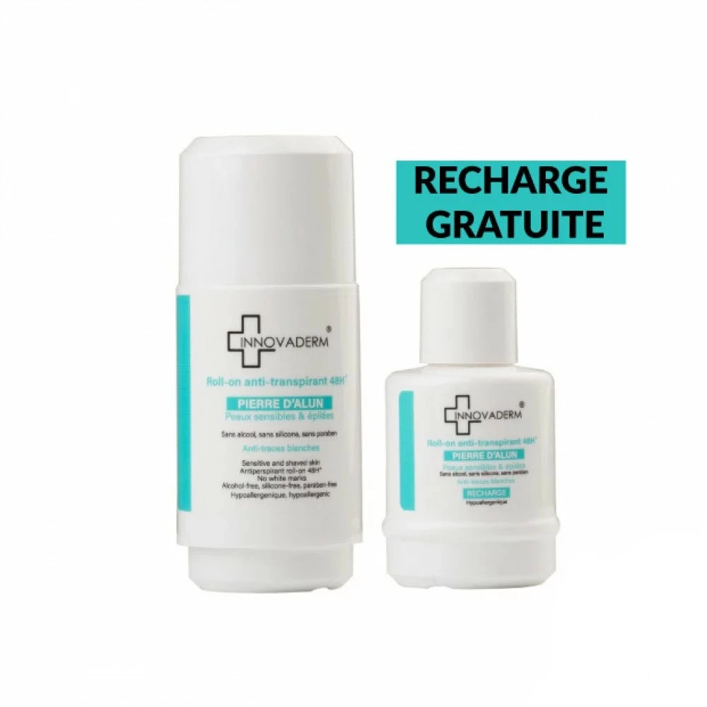 Innovaderm Roll On Anti Transpirant + Recharge Offerte