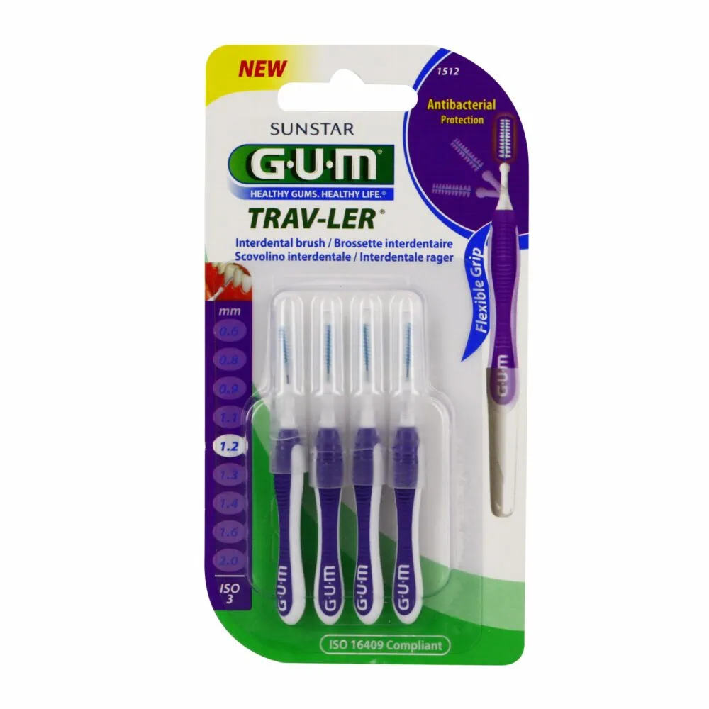 GUM Brossette Interdentaire Travler 1,2mm 1512