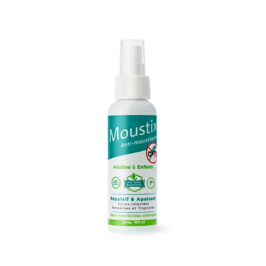 Moustix Spray Anti-Moustiques Repulsif et Apaisant 100ml
