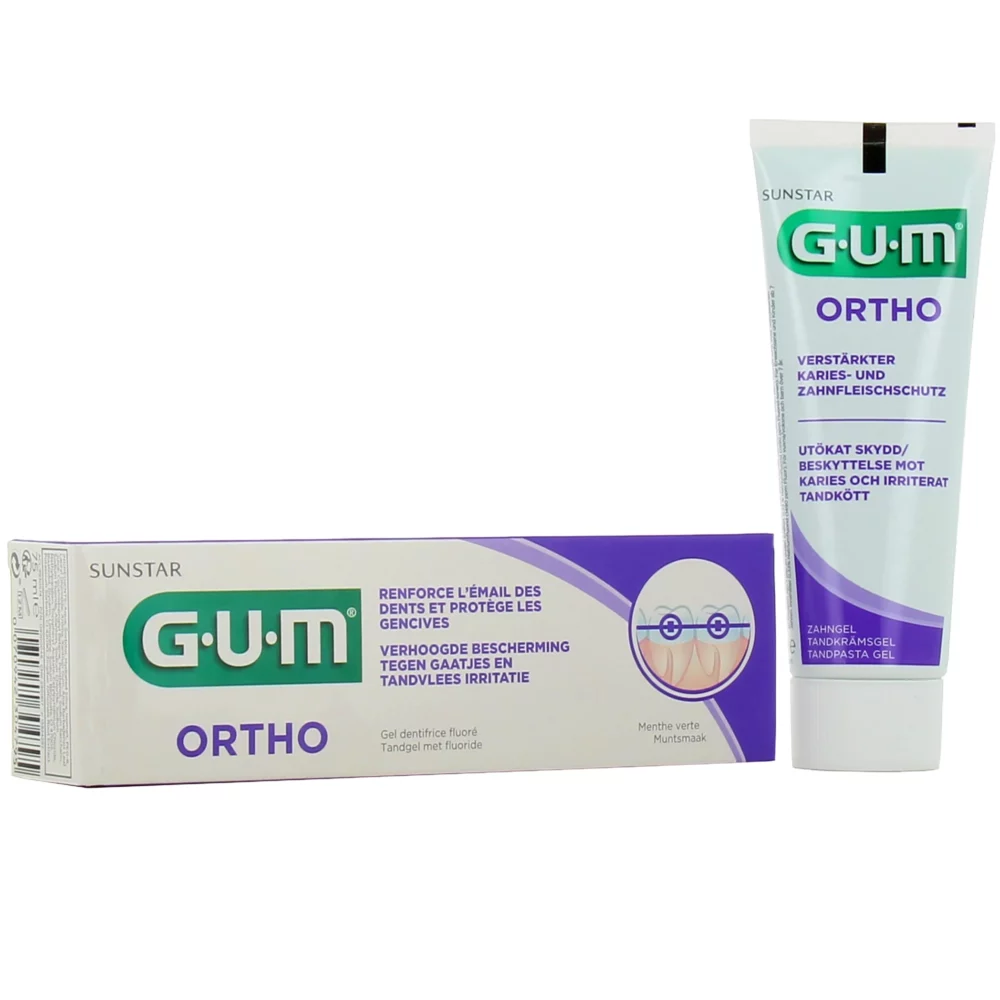 GUM Ortho Gel Dentifrice 75ml