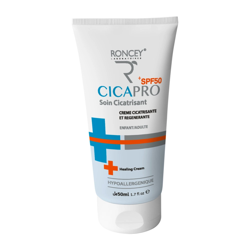 Roncey Cicapro Crème Cicatrisante et Protectrice SPF50+ 50ml