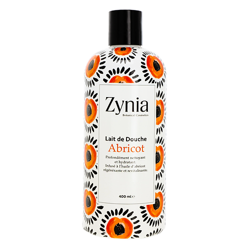 Zynia Lait de Douche Abricot 400ml