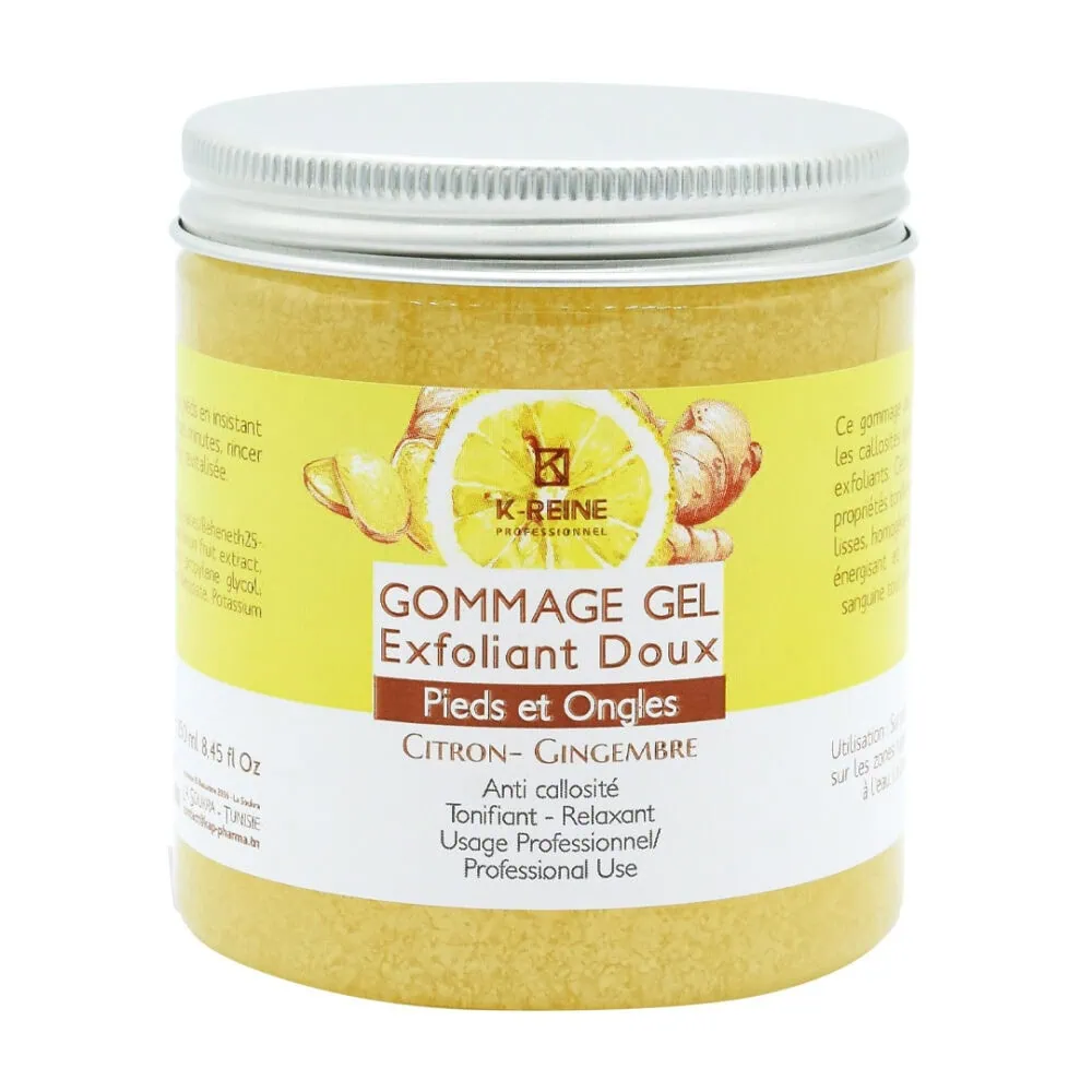 K-Reine Gommage Gel Pied Citron Gingembre 250ml