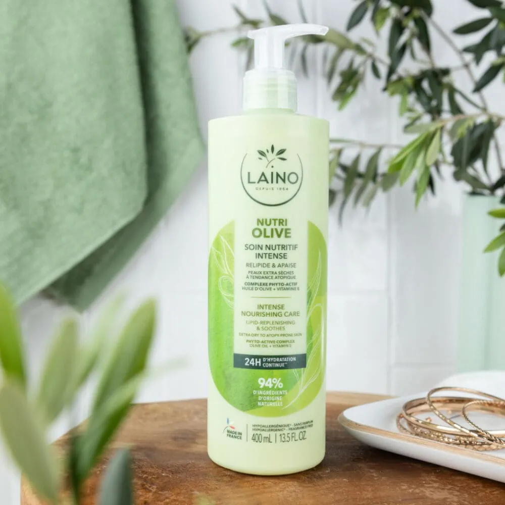 LAINO Lait Nutritif Intense Extrait d’Olive et Vitamine E 400ml
