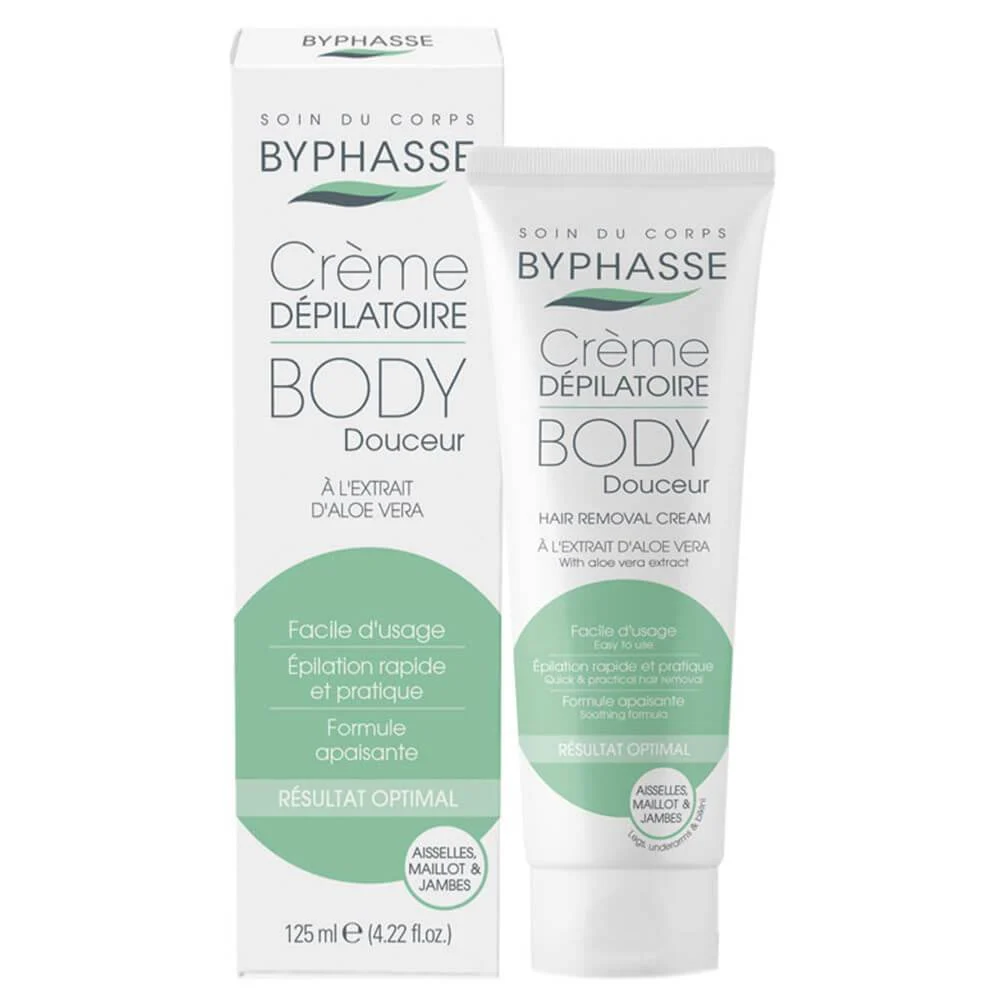 Byphasse Creme Depilatoire à L’aloe Vera 125ml