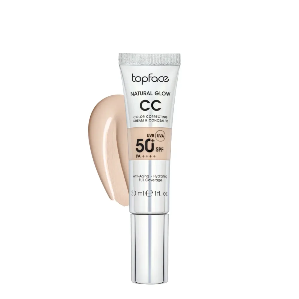 Topface Natural Glow CC Cream et Concealer Warm Cookie 007