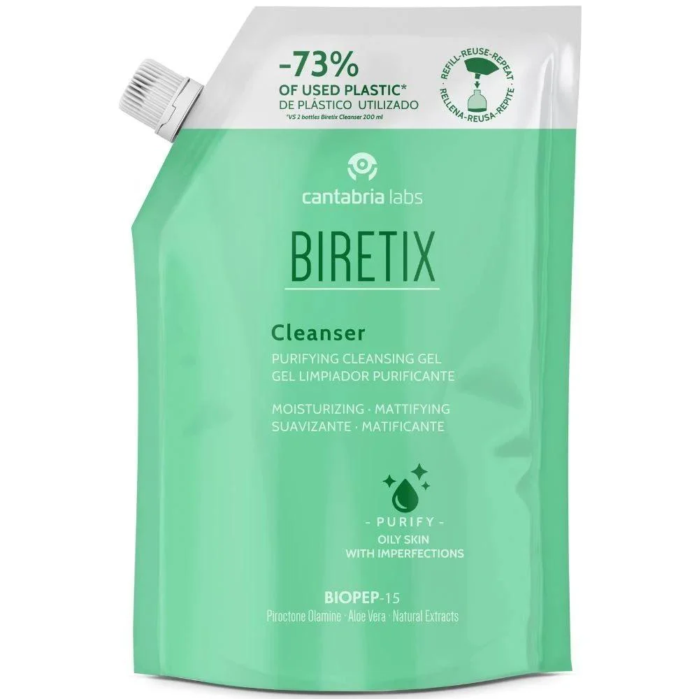 Biretix Cleanser Gel Nettoyant Recharge 400ml