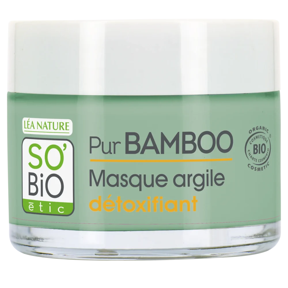 SO BIO Pur Bamboo Masque Argile Détoxifiant Bio 50ml
