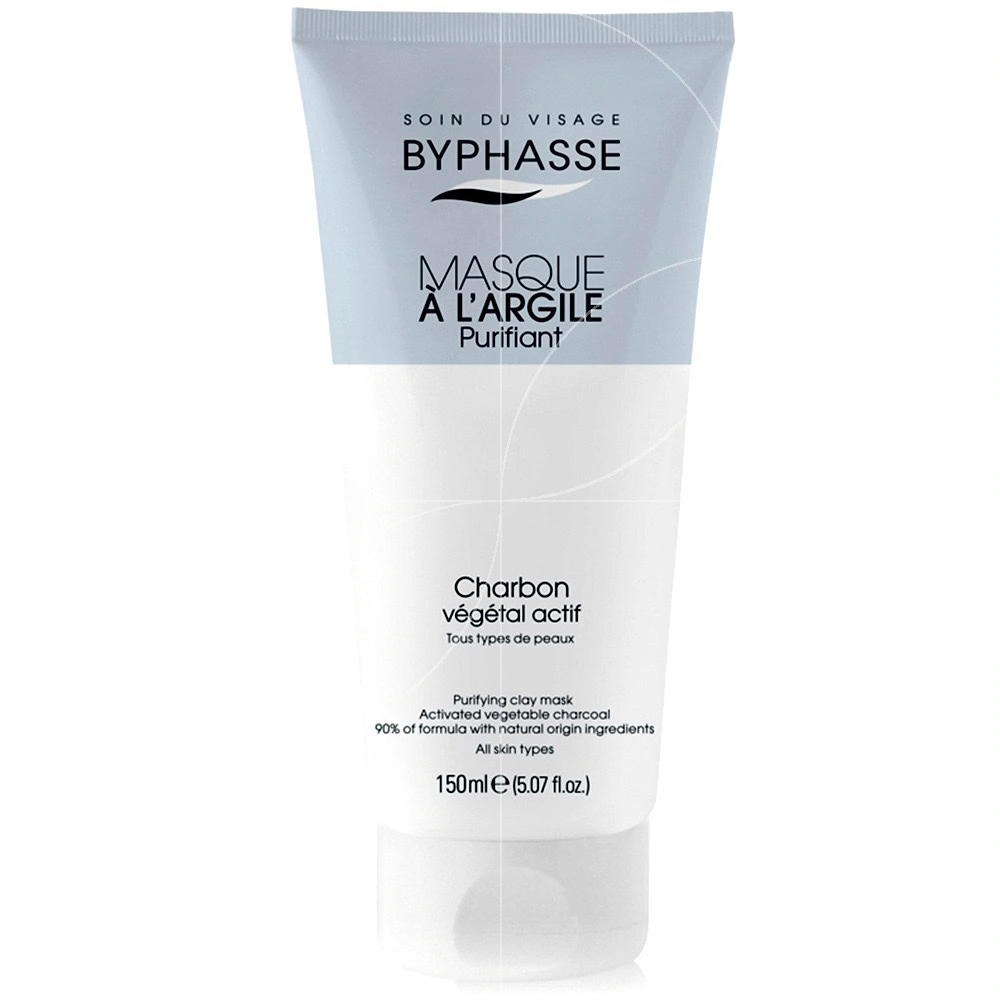 Byphasse Masque à L’argile Purifiant Tous Types de Peaux 150ml