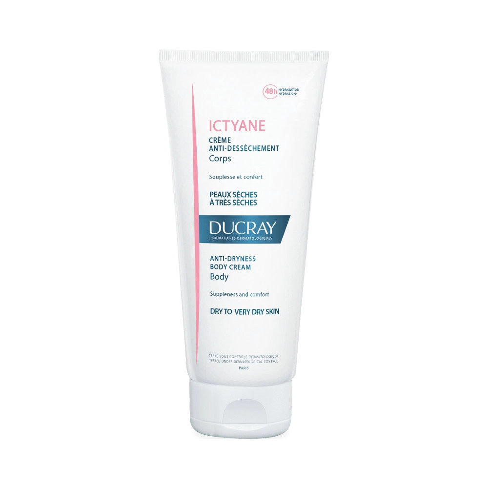 Ducray Ictyane Crème Émolliente Nutritive Visage et Corps 200ml