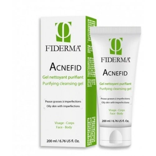 FIDERMA ACNEFID Gel Nettoyant Purifiant 200ml