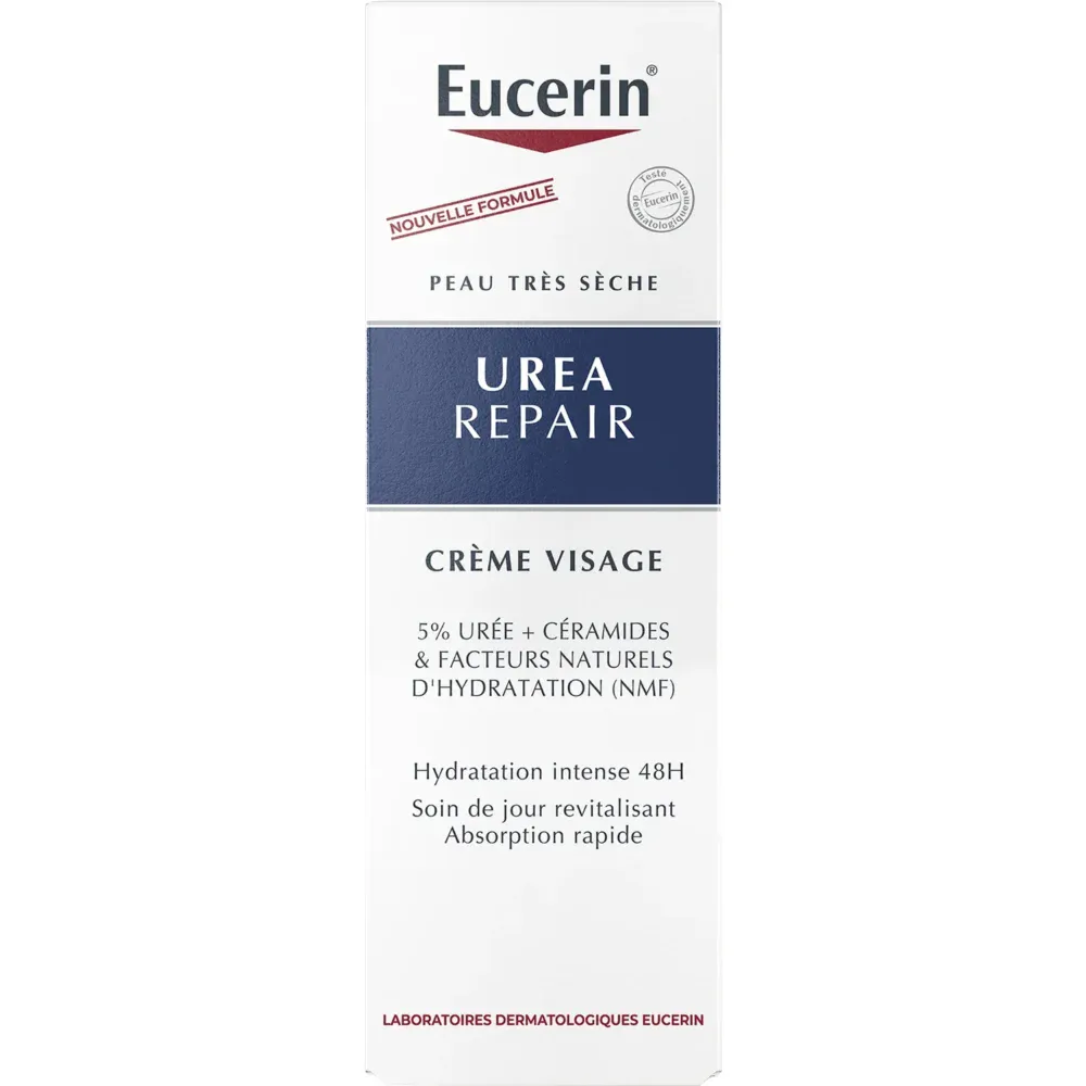 Eucerin Urea Repair Crème Visage 5% Urée Peau Sèche 50ml